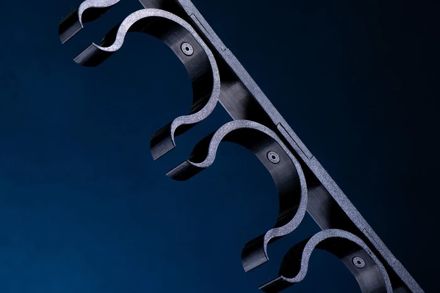 D-Wall modular backdrop holder mounted on a studio wall