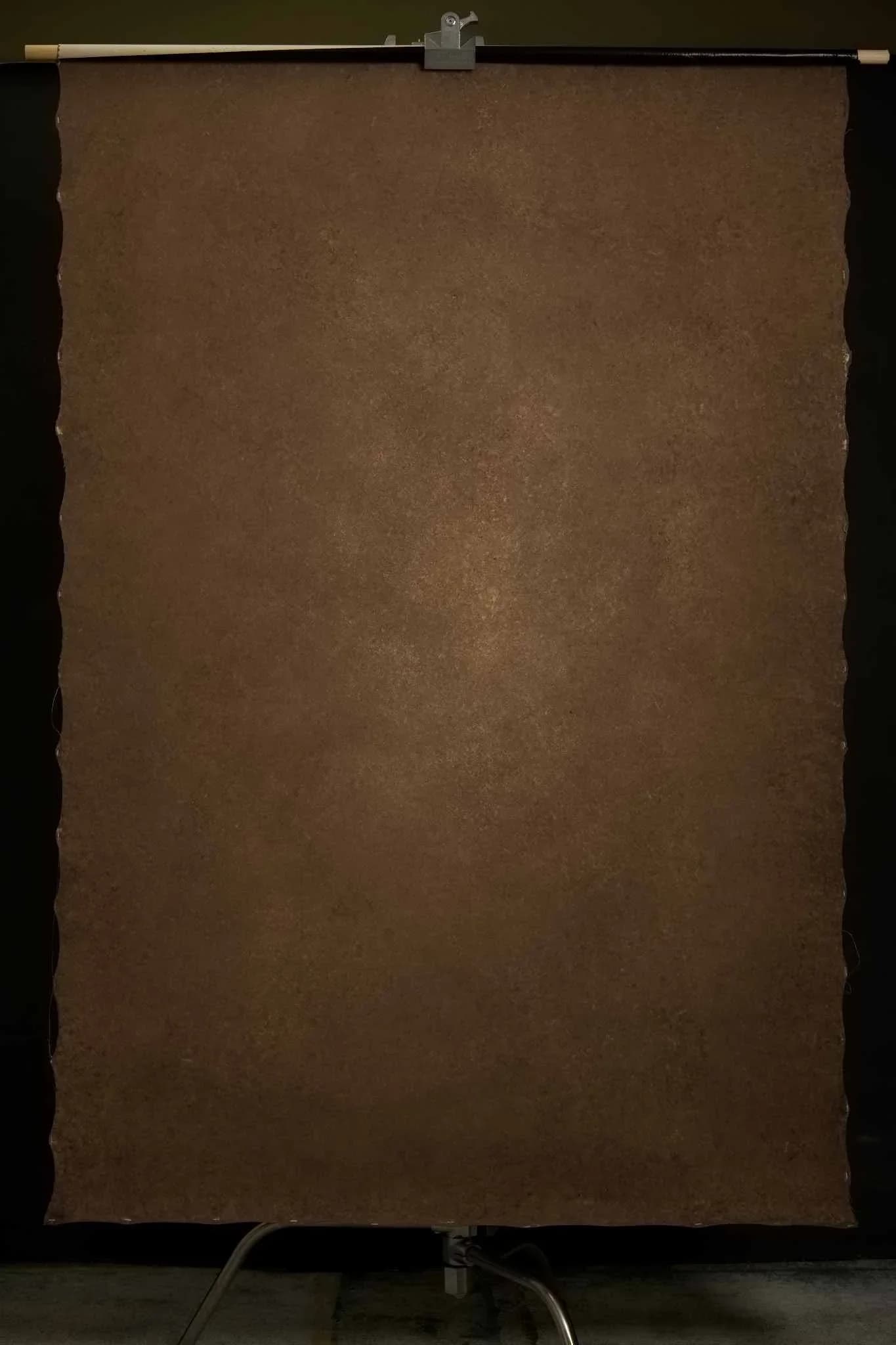 Red-Brown Hand-Painted Photography Backdrop – Classic Old Master Look 122x180cm 1260326